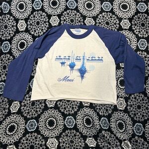 Vintage single stitched crop top